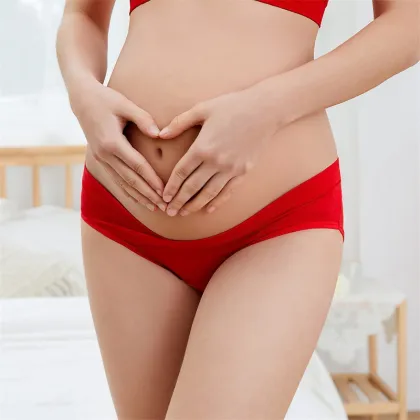 Belly Support Panty: Low Waist V Shape Maternity Underwear