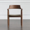 Modern Indoor Wooden Dining Chair Solid Wood