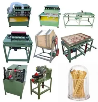 Bamboo Wood Toothpick Maker Machine