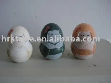 small bronze hand carved living stone animals