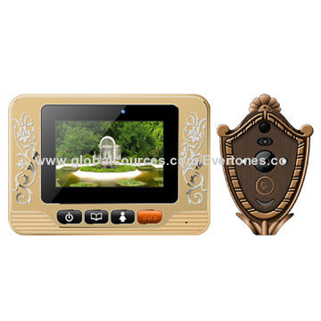 OEM supplier touching screen infrared digital door peephole viewer with speaker and microphone