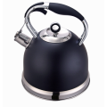 pour over spout tea kettle black color