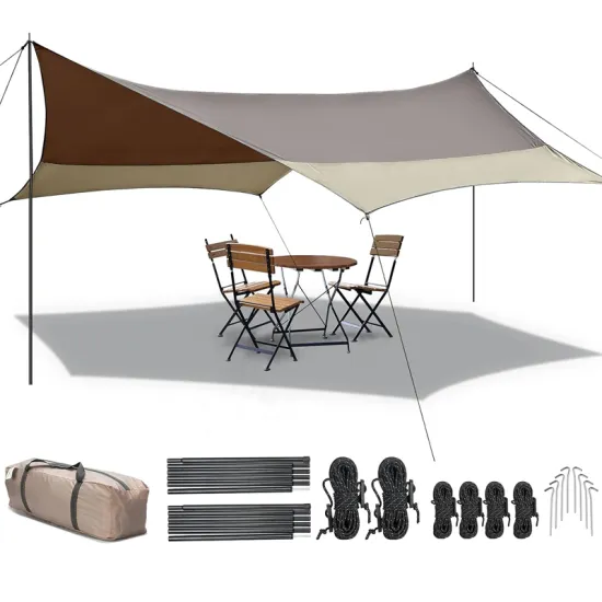 High Quality Waterproof Sunshade Tent Shelter Hammock Tarp for Camping