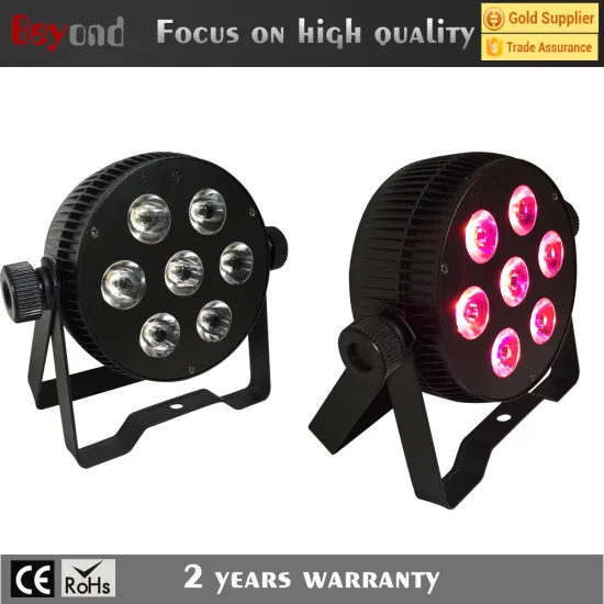 7*6in1 rgbwa+uv led slim par light,stage lighting, led par light led lights
