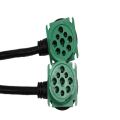 Splitter a Y da 9 pin maschio a doppio 9 pin femmina
