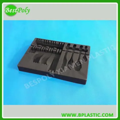 Plastic flocking tray,trinket flocking trays,blister flocking tray