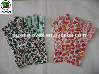 Drill cotton children garden gloves