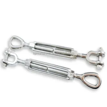 High-Quality DIN 1480 Drop-Forged Jaw-Jaw Hook and Eye Galvanized Wire Rope Turnbuckle: The Ultimate Solution for Industrial Rigging Needs
