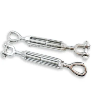 High-Quality DIN 1480 Drop-Forged Jaw-Jaw Hook and Eye Galvanized Wire Rope Turnbuckle: The Ultimate Solution for Industrial Rigging Needs