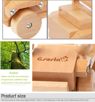 Wooden Disassembly and assembly JEEP toys