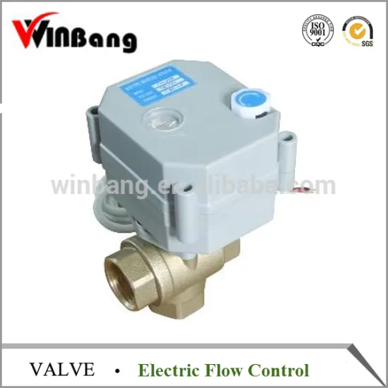 High Quality 3 Way 1/2'' Motorized Control Valve