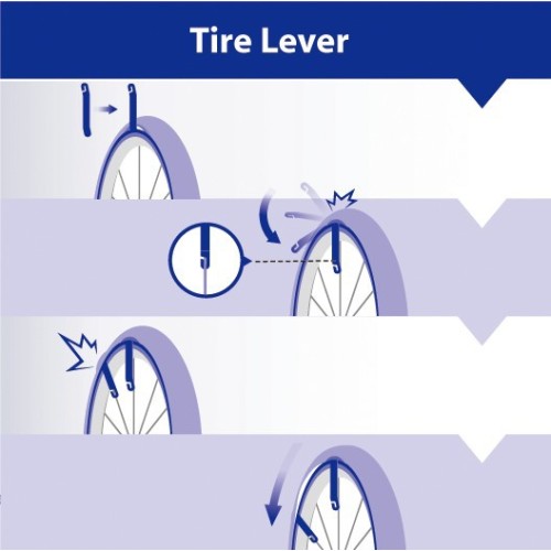 outil de levier de pneu cyclable pour le vélo montagne