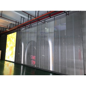 500x1000mm rental size transparent led screen led display