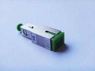 0dB SC/APC, metal housing, Female to Male Fiber Optic Atten