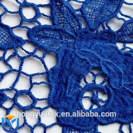 2016 Latest Top Quality Chemical Lace Embroidery Fabric