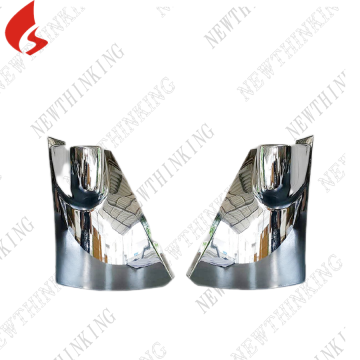 Chrome Corner for Hino 300 Dutro 2012 Wide XZU710 6172 - Truck Corner Accessories Wholesale