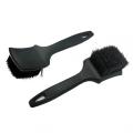 Black car wheel cleaning brush