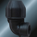 Black Color PE Female Elbow 90° For Irrigation