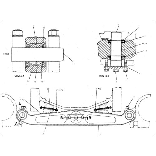 D8L Bulldozer Frame 8E4164 / 8E-4164