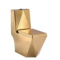 Bathroom Sanitary ware gold Ceramic Siphon One-piece Toilet