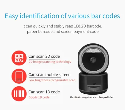 Supermarket Scanner Auto Scanning Omnidirectional Scanner