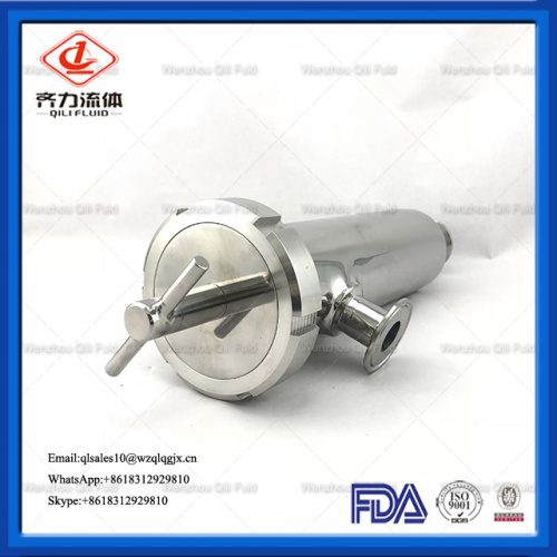 Sanitary Angle Type Filter for Water Treatment