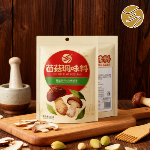 Condimento granulado compuesto con sabor a champiñones