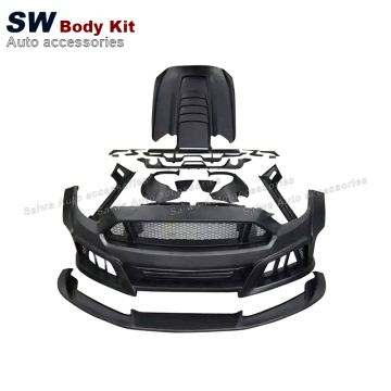 Fiberglass GT Robotics Style Wide-body Kit for Ford Mustang GT500 (2015-2017)
