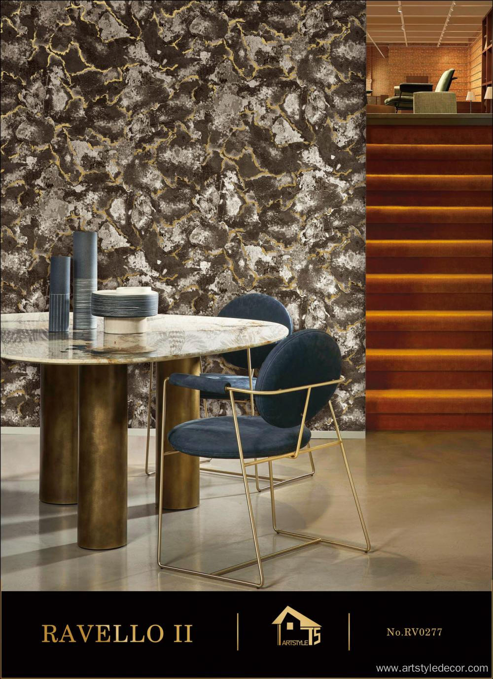 decorative wallpaper for home interior with waterproof