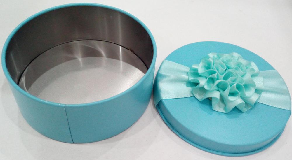 Customized small round shaped Candy Tin Gift Box