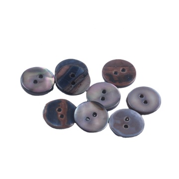 Black MOP Shell Buttons: Natural Suit and Shirt Buttons - BN80074