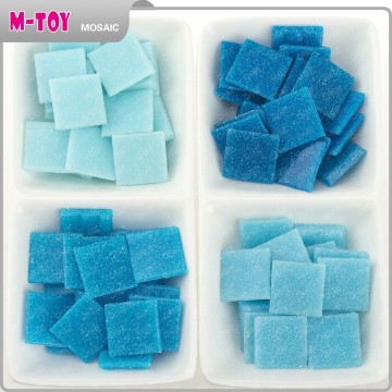 AS04 Light Blue Glass Art Mosaics Gifts