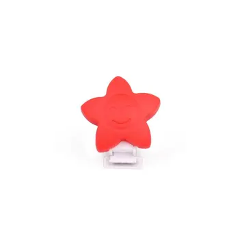 Silicone Teether Clip Baby Pacifier Holder