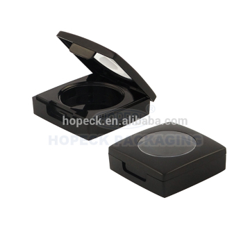 Wholesale empty square shape eye shadow With Mirror