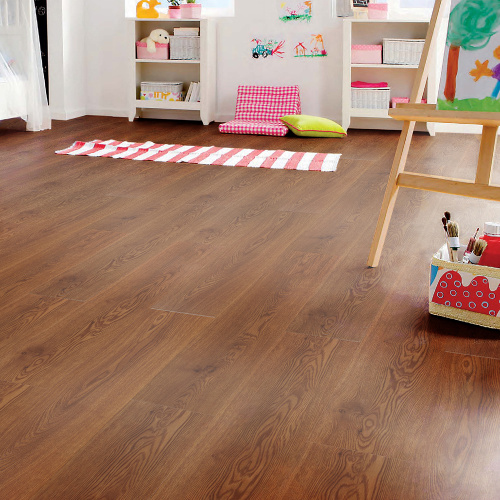 Piso laminado de descuento de madera de diseño de madera natural