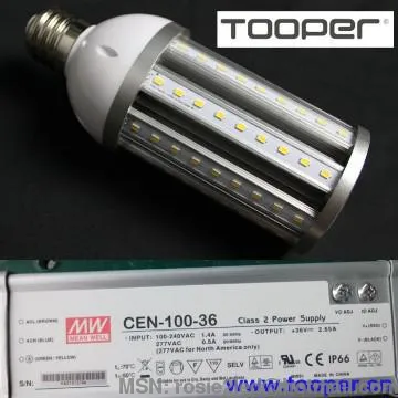 100W E40 led street light IP64 outdoor using