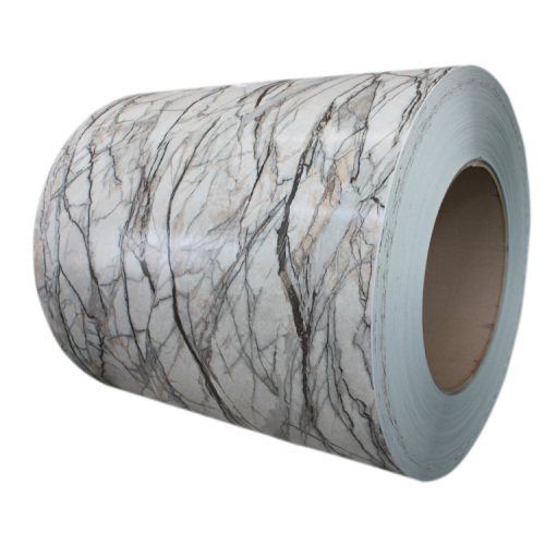 Marble grain prepainted steel coils