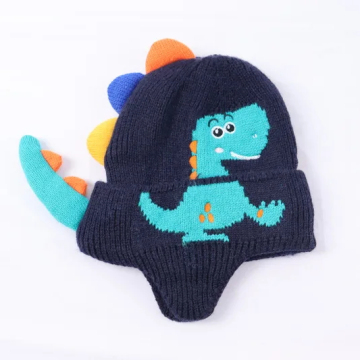 2024 Dinosaur Unicorn Children's Winter Knit Cap - Super Soft Beanie Hat for Kids (3-6 Years)