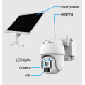 Câmera de painel solar baixo consumo CCTV