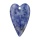 Sodalite 25x40mm Love Heart Pendant for DIY Making Jewelry