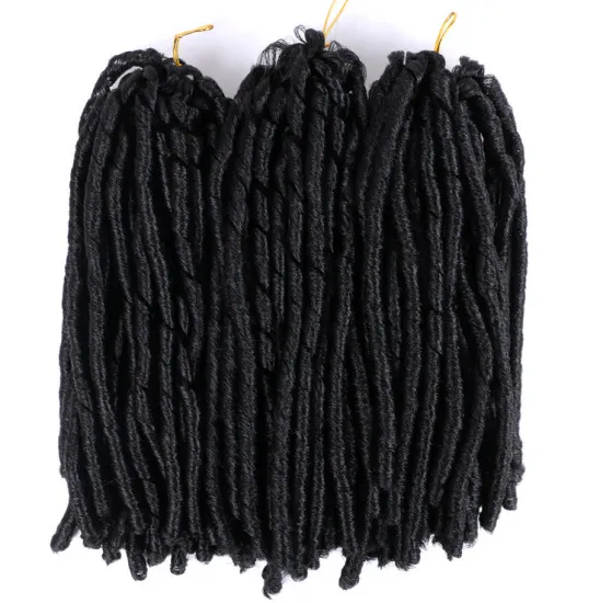 Lady Crochet Hair Distressed Soft Locs Butterfly Locs