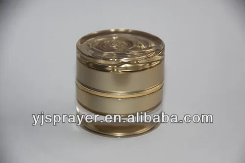 rose acrylic jar for cosmetics