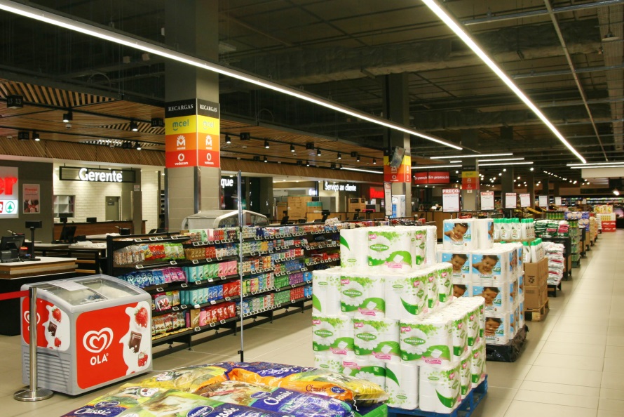 LED Linear Trunking System for stores