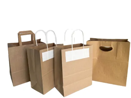 Wholesale Kraft Paper Gift Bag Shopping tote bag