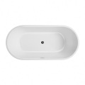 Taille de bain autoportante baignoire portable en acrylique pour adultes