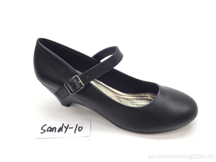 Zapatos de baile de mujeres zapatos modernos tacón grueso