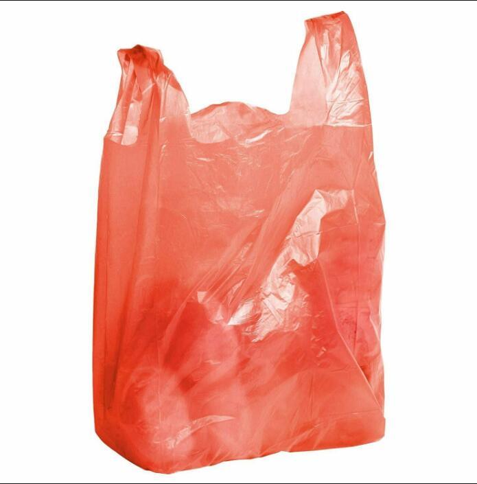 T Shirt Bags Plastic Grocery Bags with Handles Shopping Bags in Bulk Restaurant Bags