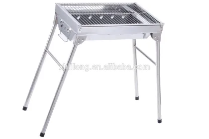 Mini picnic equipment portable stainless steel charcoal barbecue pot