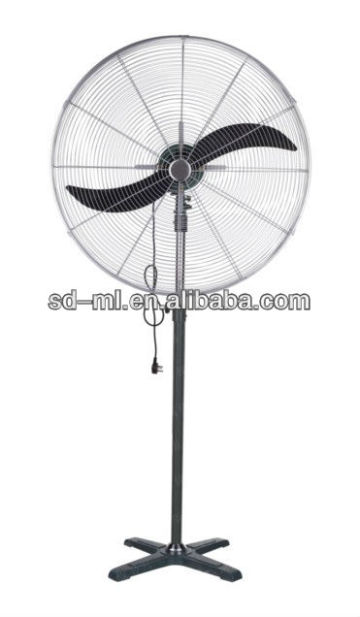 26'' industrial standing fan Chrome fan