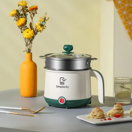 Portable Electric Rice Cooker: Multifunctional Home Electric Pot with Non-Stick Small Electric Cooker